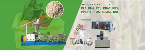 PLA PBAT PVA +starch  Granulator Machine Corn Starch Biodegradable Twin Screw Extruder Bio Plastic Machine
