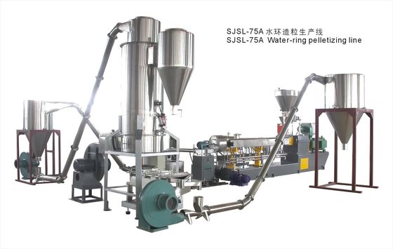 2.5tons/h Twin Screw Masterbatch Extruder PE PP Filler Master Batch Machine