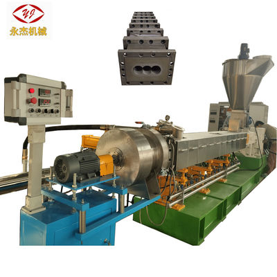 Three Screw Extruder PP PE Talc Carbon Black Caco3 High Filler Masterbatch Machine