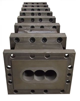 Three Screw Extruder PP PE Talc Carbon Black Caco3 High Filler Masterbatch Machine