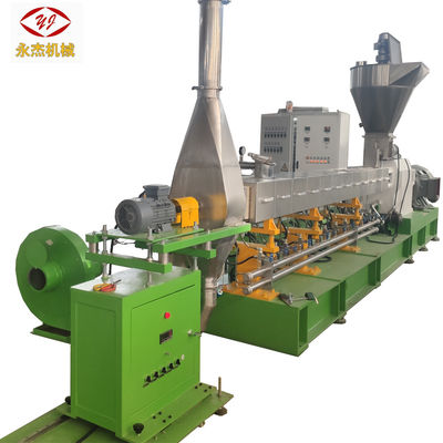 China Parallel Co-Rotating Twin Screw Extruder Wood Plastic Pelletizing Machine