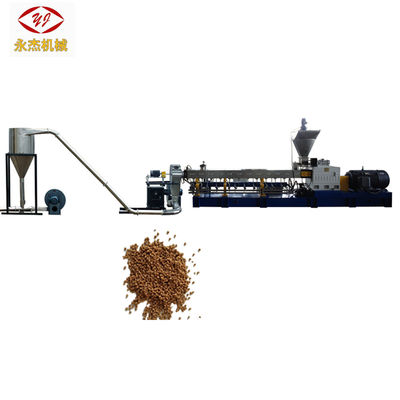 Co-rotating Twin Screw Extruder Wood Plastic Composite Production Line WPC Pelletizing Machine