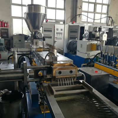 Pet Flakes Recycling Line Twin Screw Extruder PET Granulator Machine